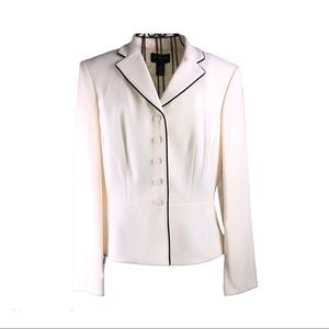 Ann Taylor White Blazer Size 4P